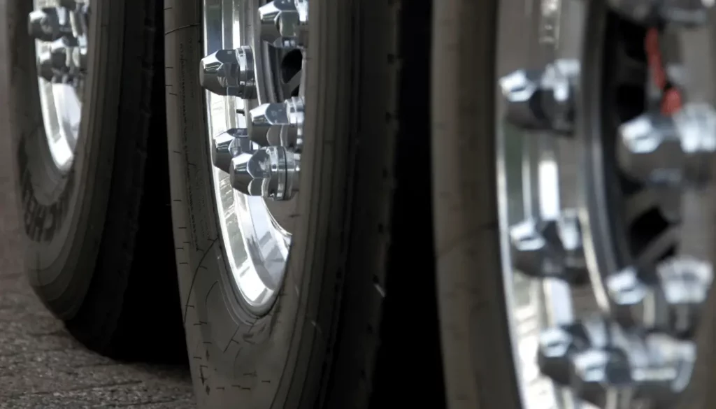 Tipos de pneu de caminhão para frotas de transporte.