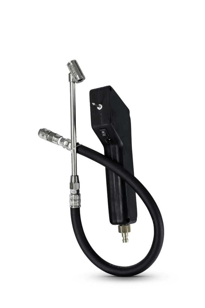 Receba este equipamento para realizar as inspeções de pneus da frota.