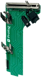 Placa do aferidor eletrônico do Prolog para inspeção de pneus