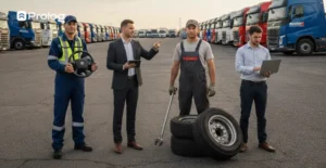 Motorista, borracheiro, mecânico, gestor de frota: veja as médias salariais 2025 dos principais cargos do transporte de cargas.