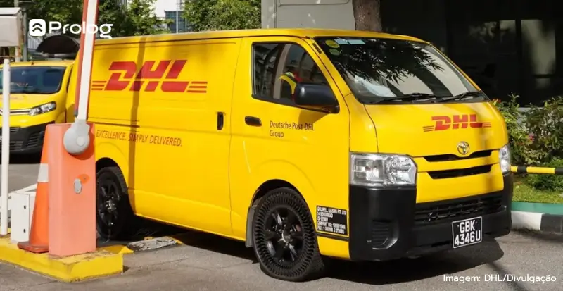 Veículo motorizado com pneus sem ar.