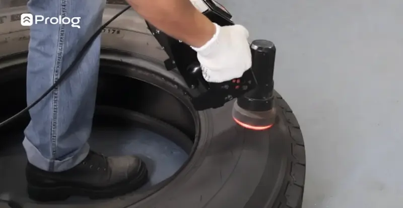 A marcação a fogo não é uma exigência criada pela Prolog. É uma necessidade de qualquer gestão de pneus que pretenda ir além do controle por volume.